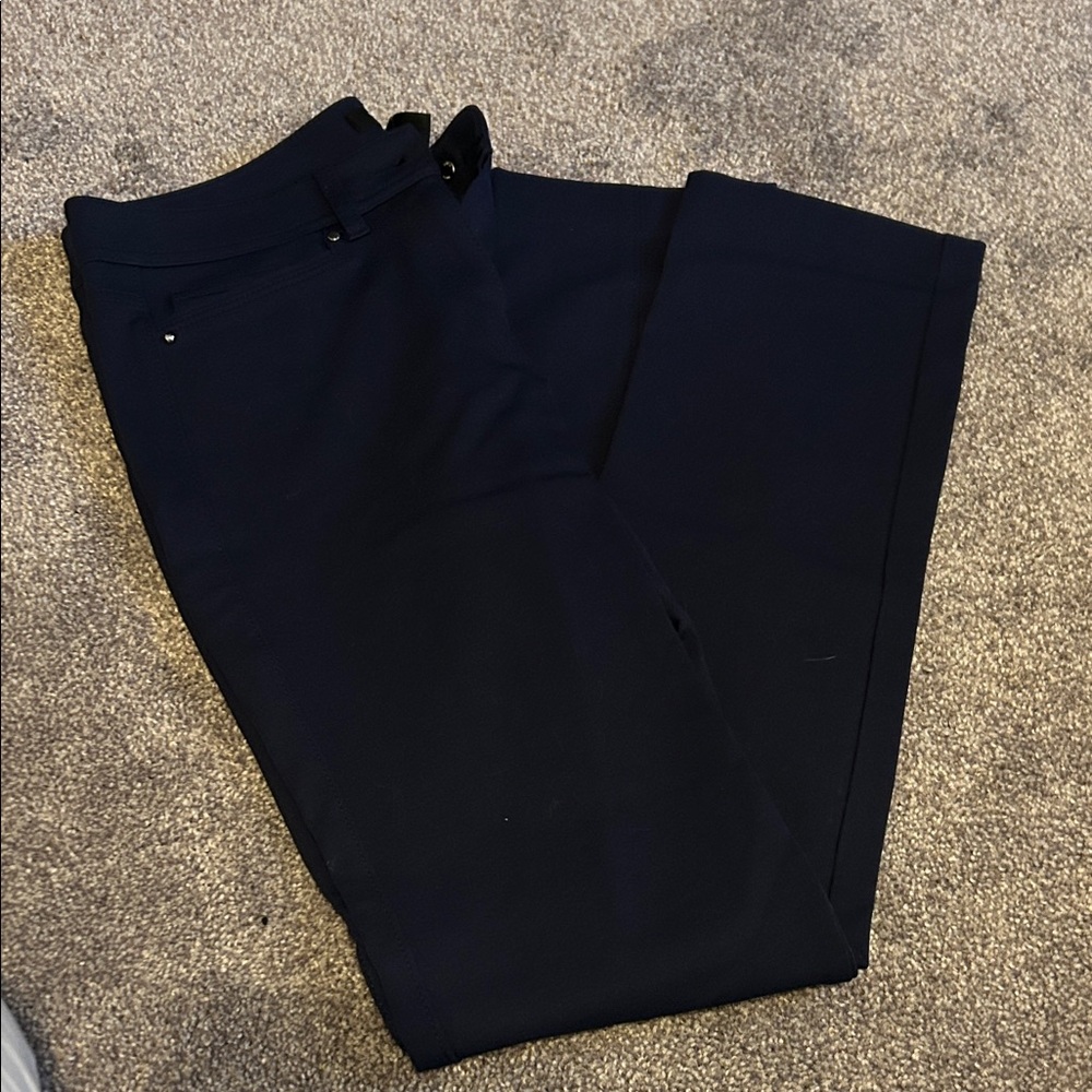 White House Black Market Navy Slim Leg Pants